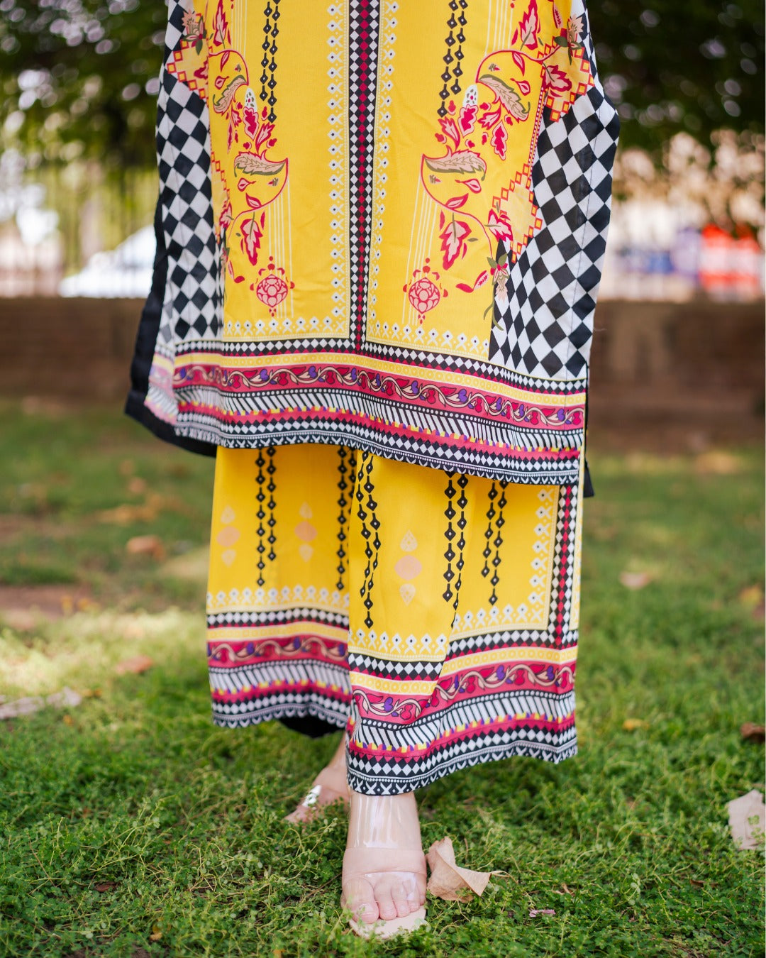 Sunflower vintage Digital Printed CO-ORD Set