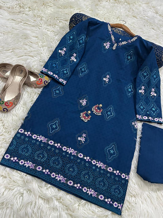 DORIA COTTON LAWN Embroidery 2PC