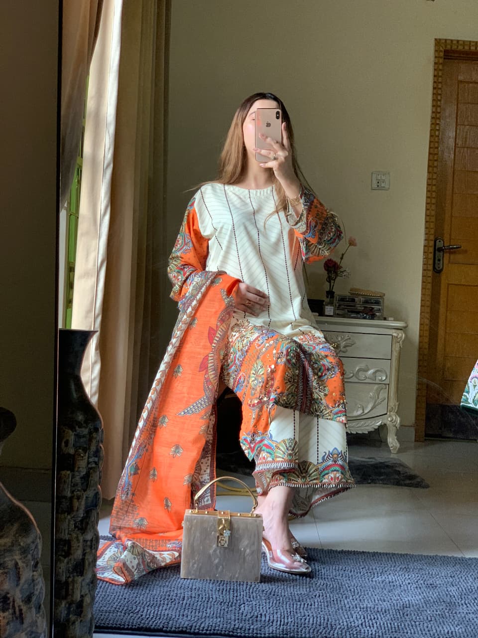 Zara Signature Premium Silky Lawn – Long-Length 3-Piece Set