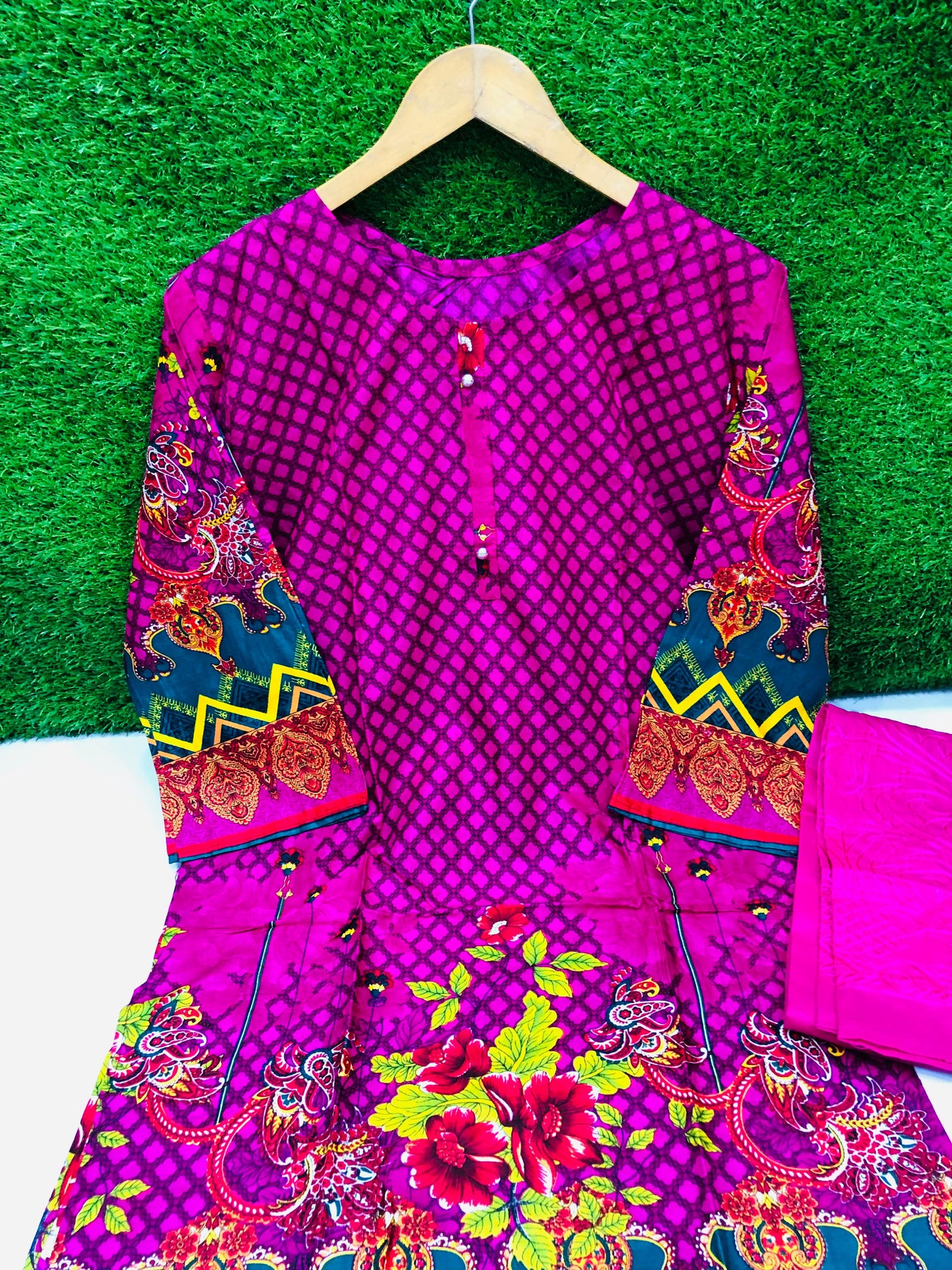 Stitched 2-Piece Set Digital Printed Outfit