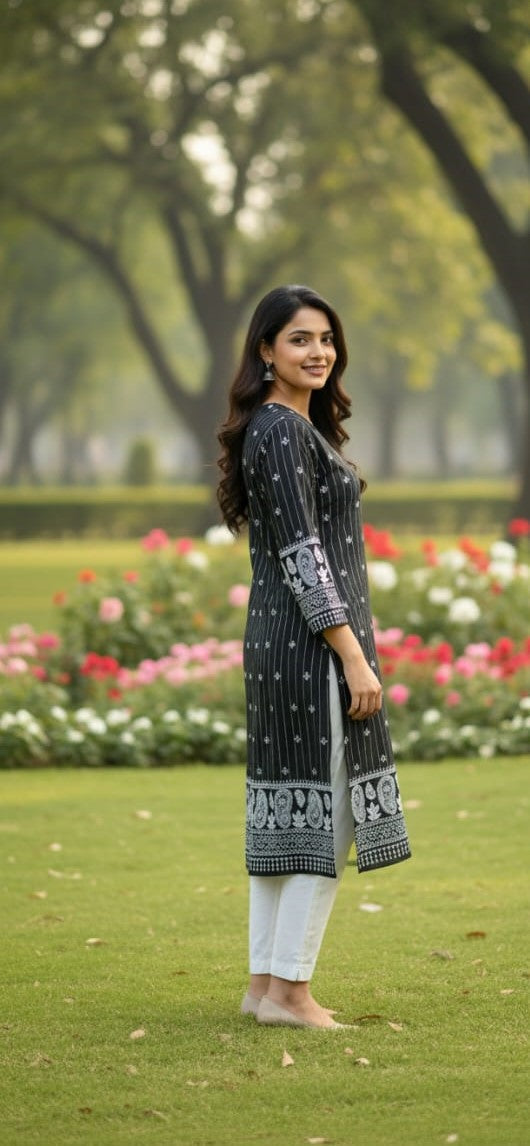 Stitched 2-Piece Set Digital Printed Outfit