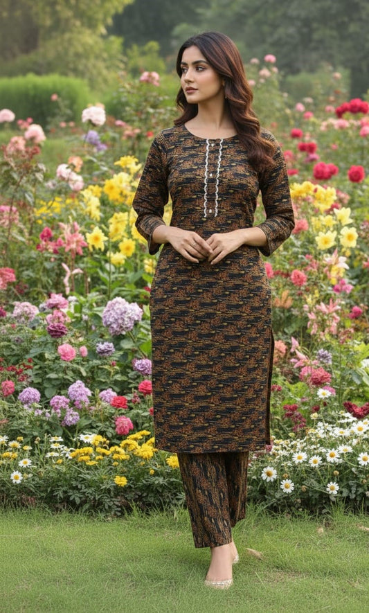 Dhanak Digital Print 2piece Suits for Winters