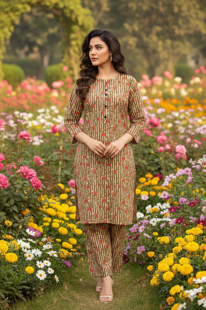 Dhanak Digital Print 2piece Suits for Winters
