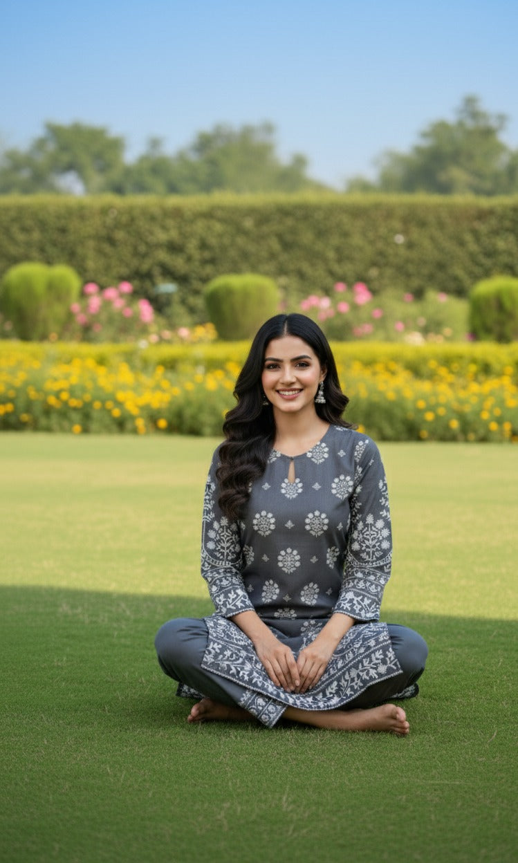 Dhanak Digital Print 2piece Suits for Winters