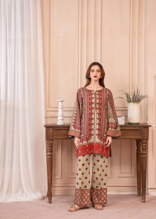 Blossom Stiched 2 Pcs