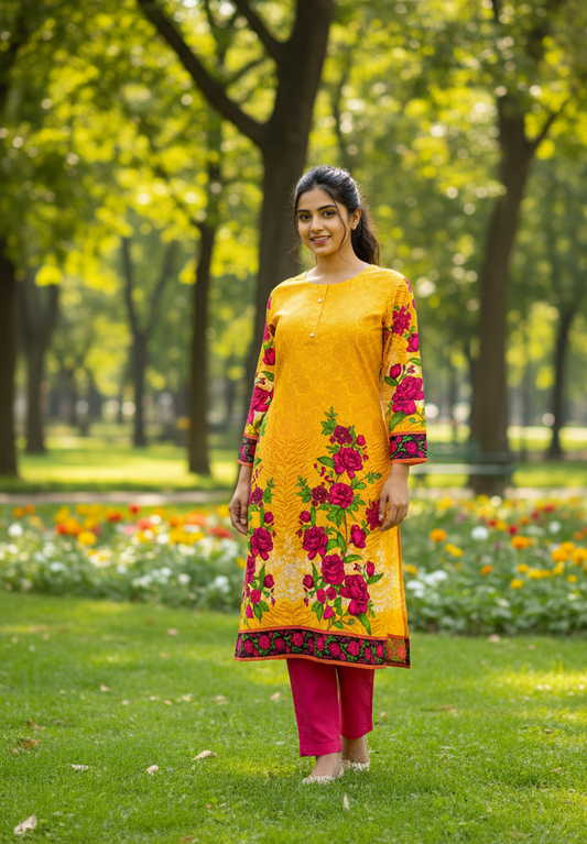 Stitched 2-Piece Set Air Line Froq Outfit