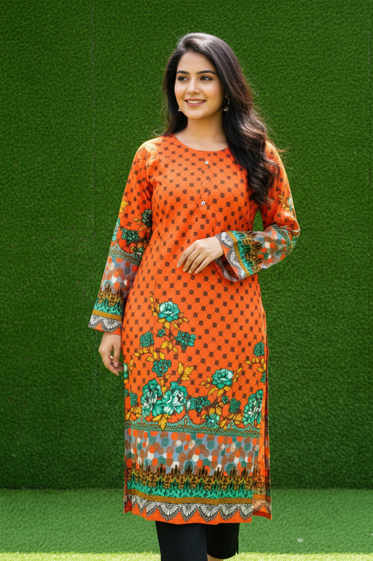 Stitched 2-Piece Set Digital Printed Outfit