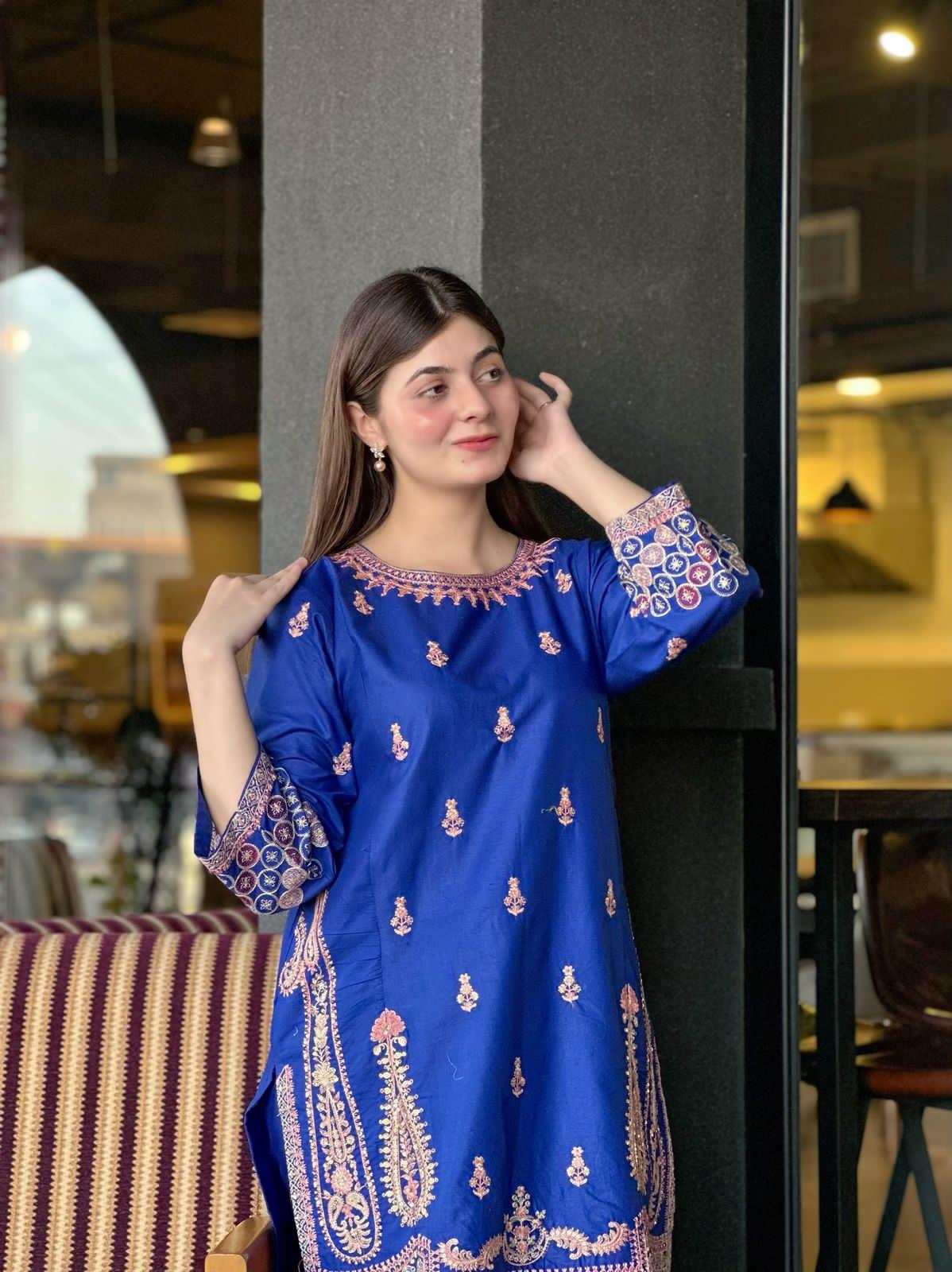 Breeze Soft Cotton Embroidery 2pc