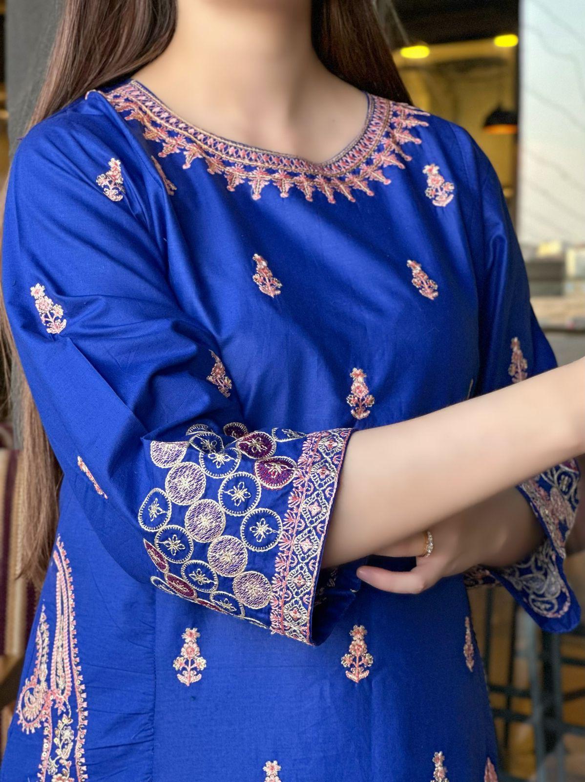 Breeze Soft Cotton Embroidery 2pc