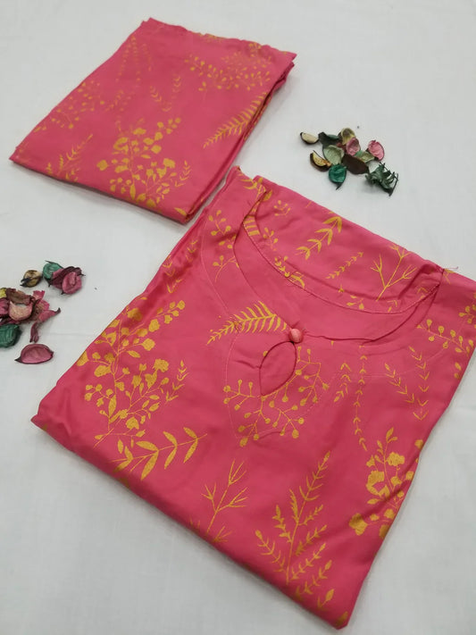 Stitched 2-Piece Set with Elegant – Outfit (gajri)