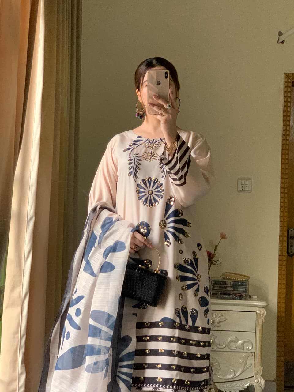 Huria Longline Stitched 3-Piece