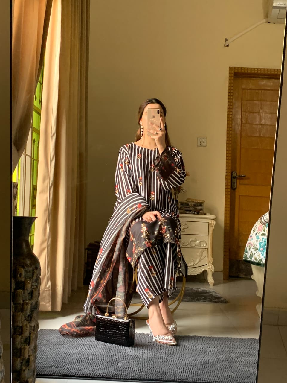 Samira Premium Long-Length Stitched 3-Piece