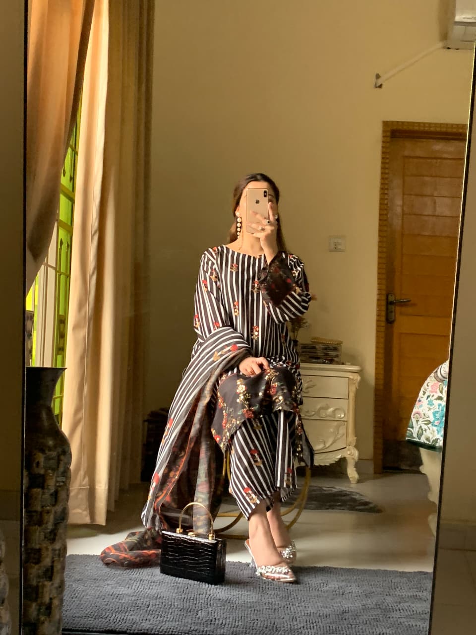 Samira Premium Long-Length Stitched 3-Piece