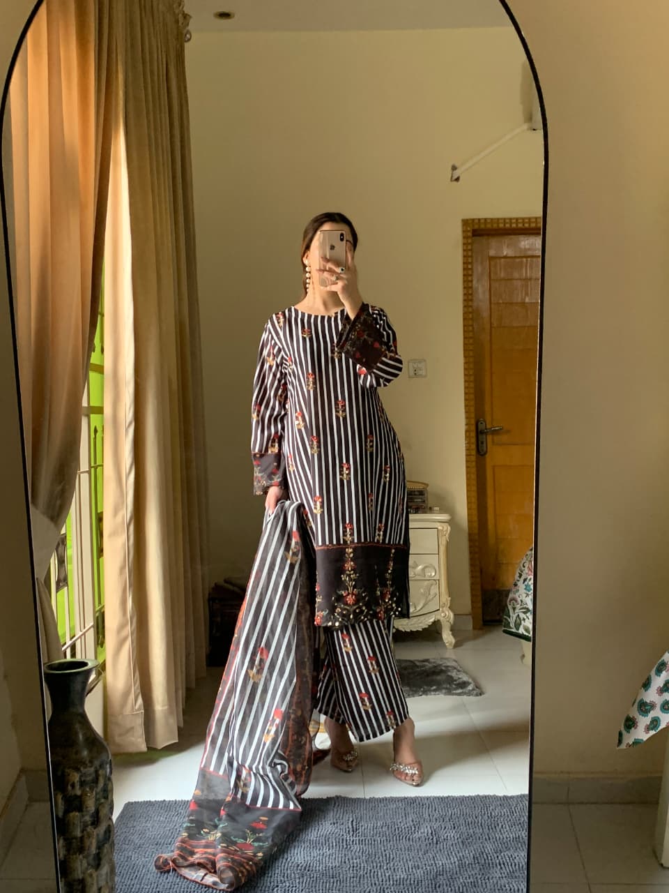 Samira Premium Long-Length Stitched 3-Piece