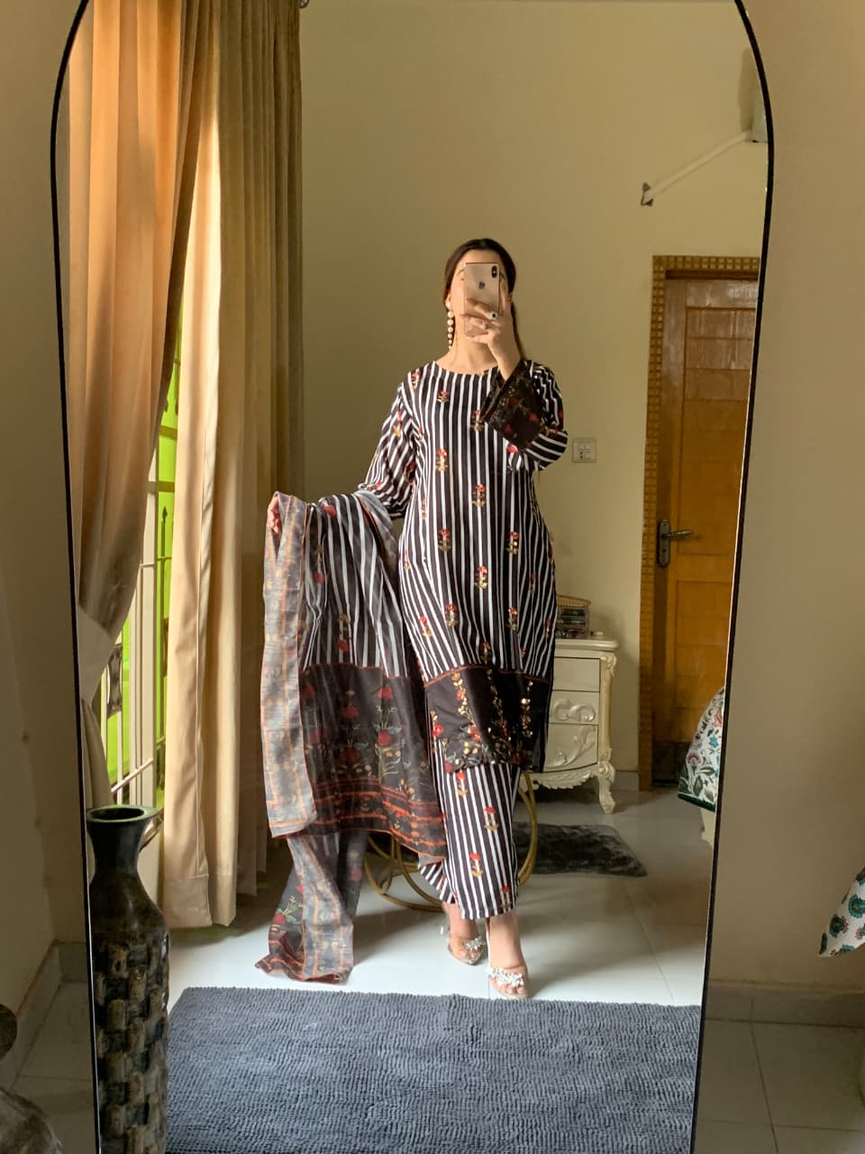 Samira Prestige Premium Long-Length Stitched 3-Piece