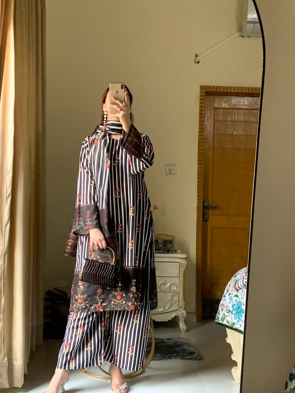 Samira Premium Long-Length Stitched 3-Piece