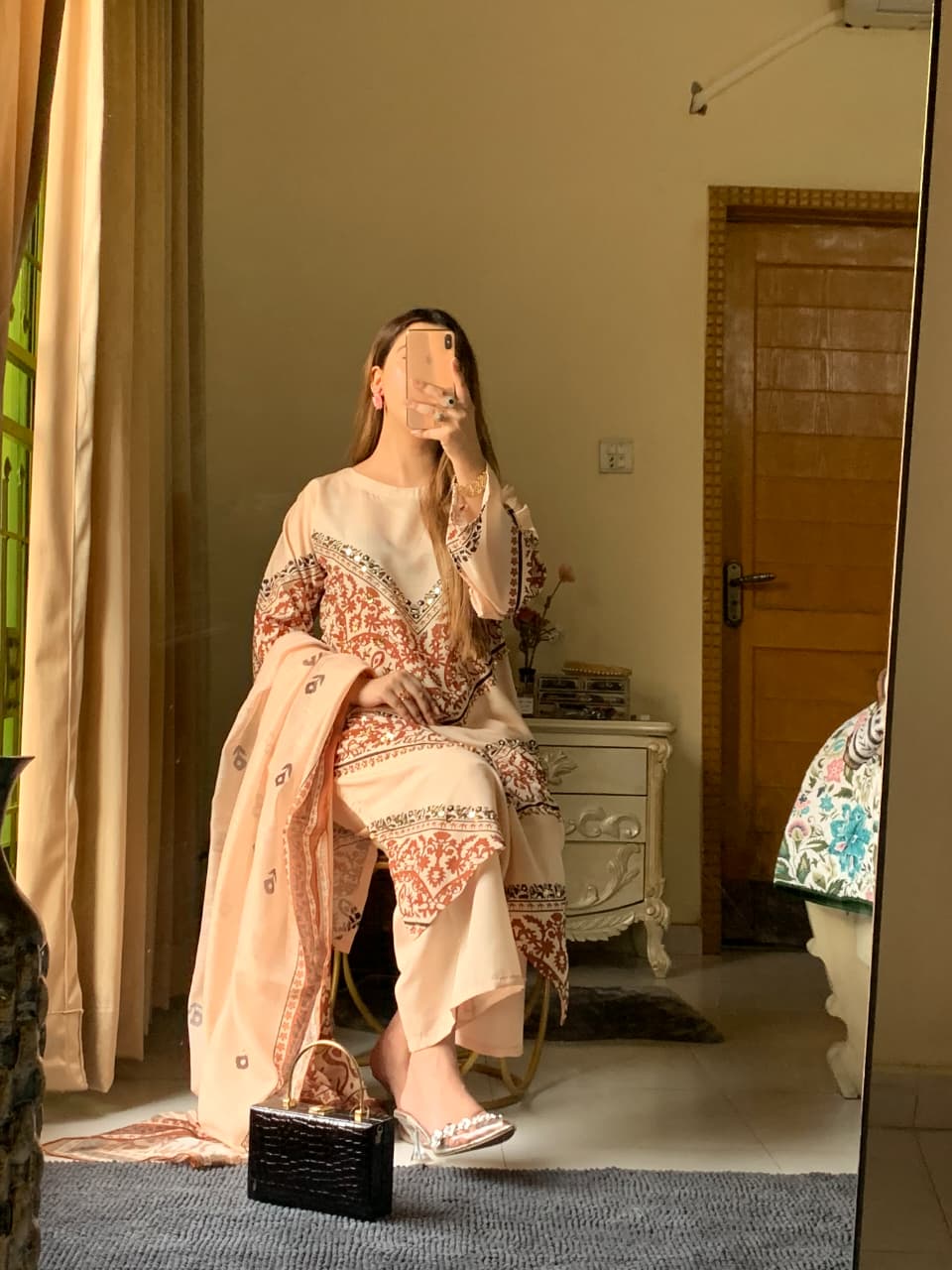 Simran Elegance Premium Stitched 3-Piece Set