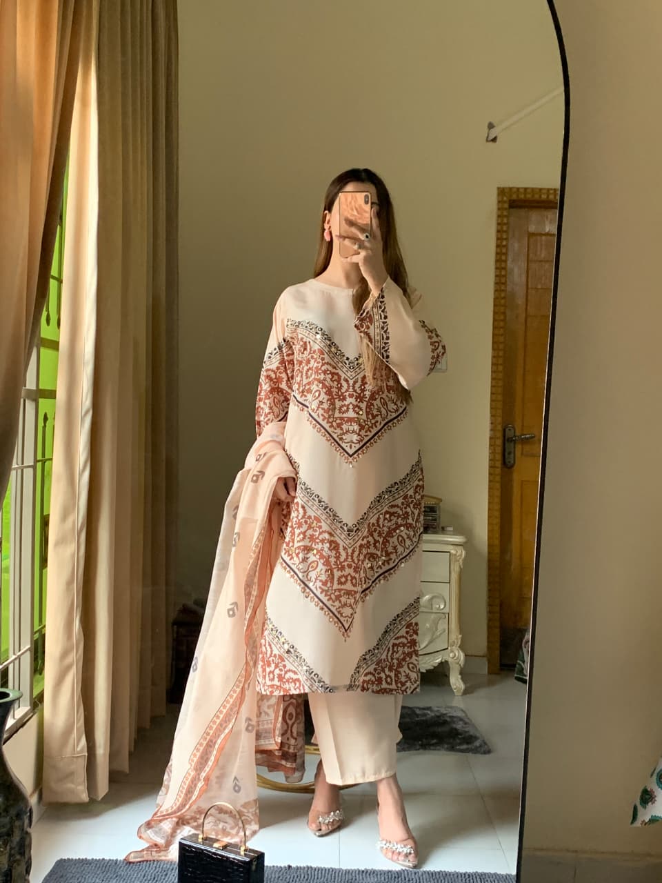 Simran Elegance Premium Stitched 3-Piece Set