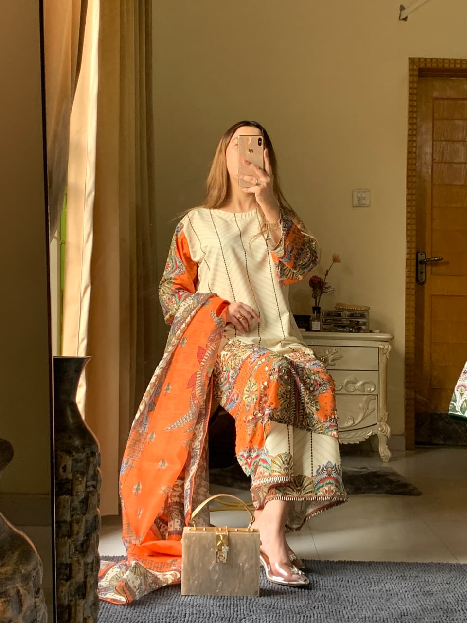 Zara Signature Premium Silky Lawn – Long-Length 3-Piece Set