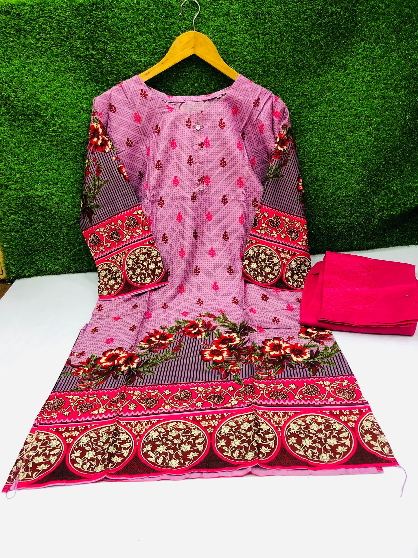 Stitched 2-Piece Set Digital Printed Outfit