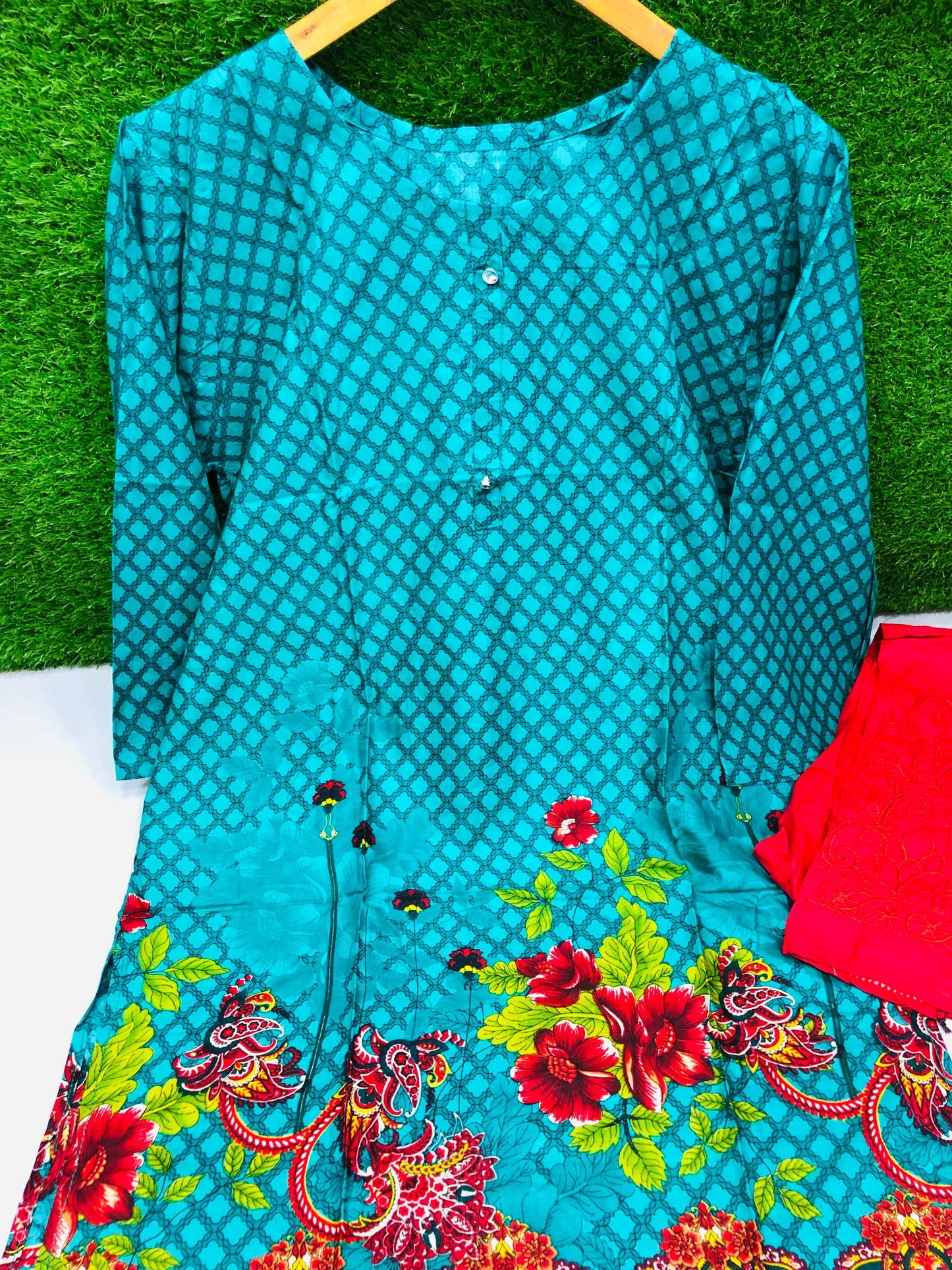 Stitched 2-Piece Set Digital Printed Outfit