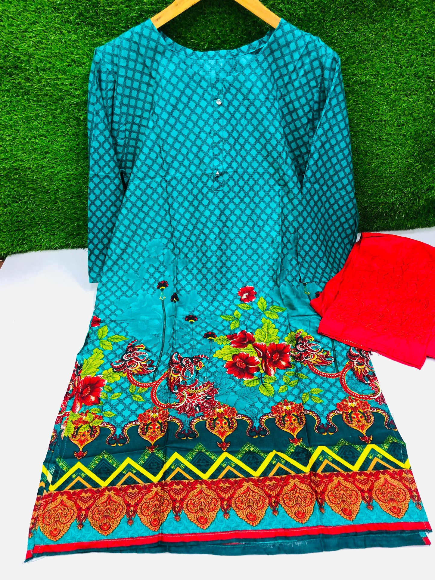 Stitched 2-Piece Set Digital Printed Outfit