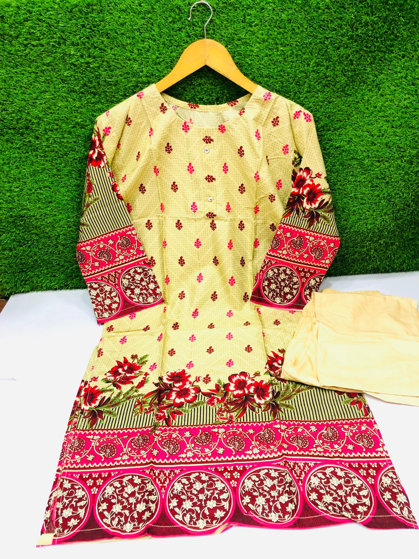 Stitched 2-Piece Set Digital Printed Outfit