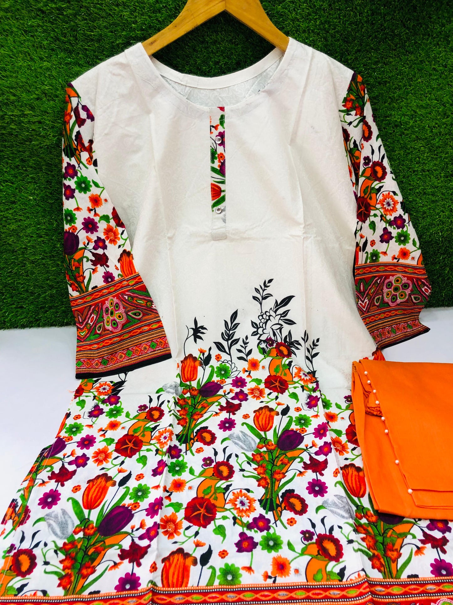 Stitched 2-Piece Set Digital Printed Outfit