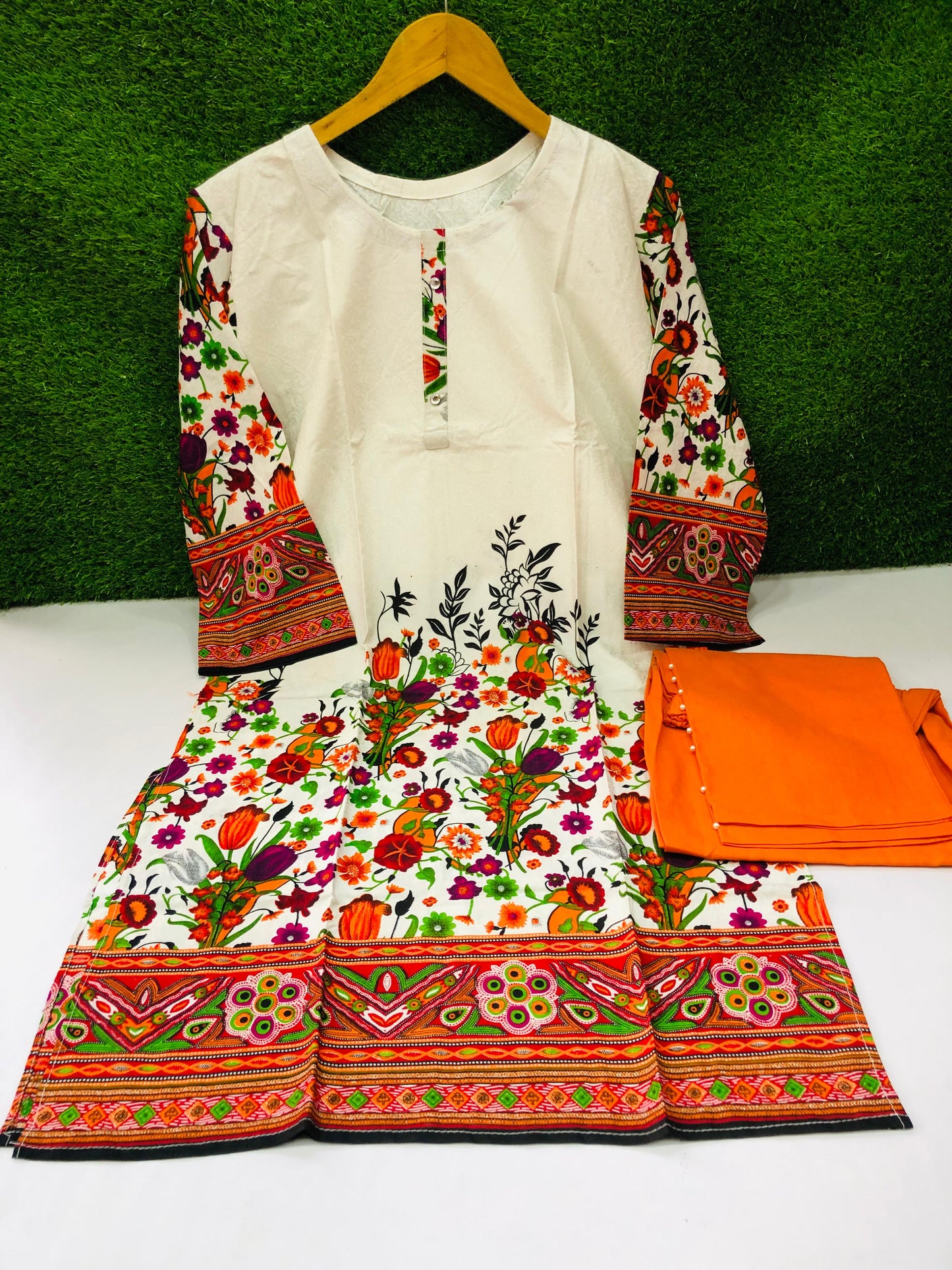 Stitched 2-Piece Set Digital Printed Outfit