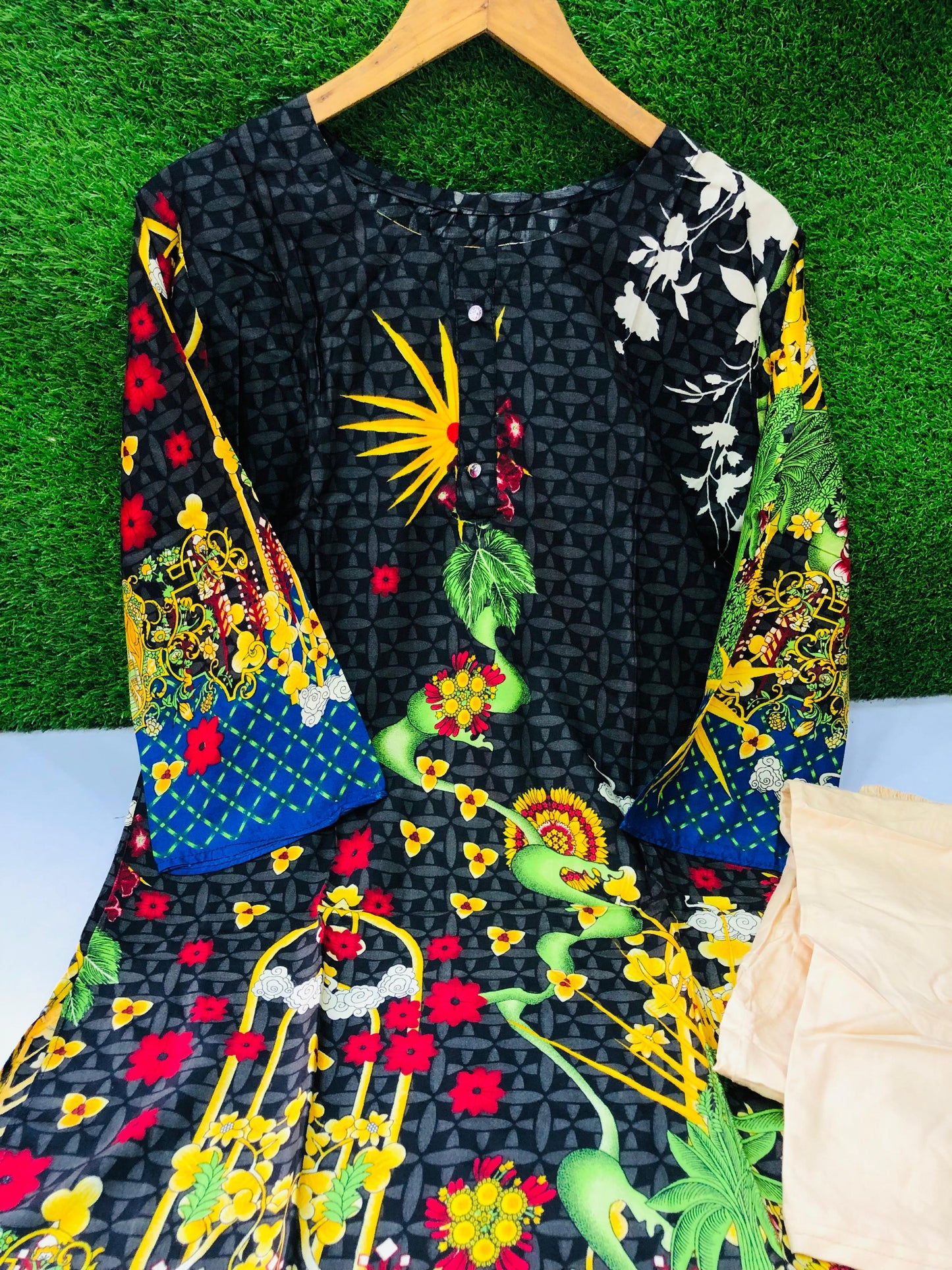 Stitched 2-Piece Set Digital Printed Outfit