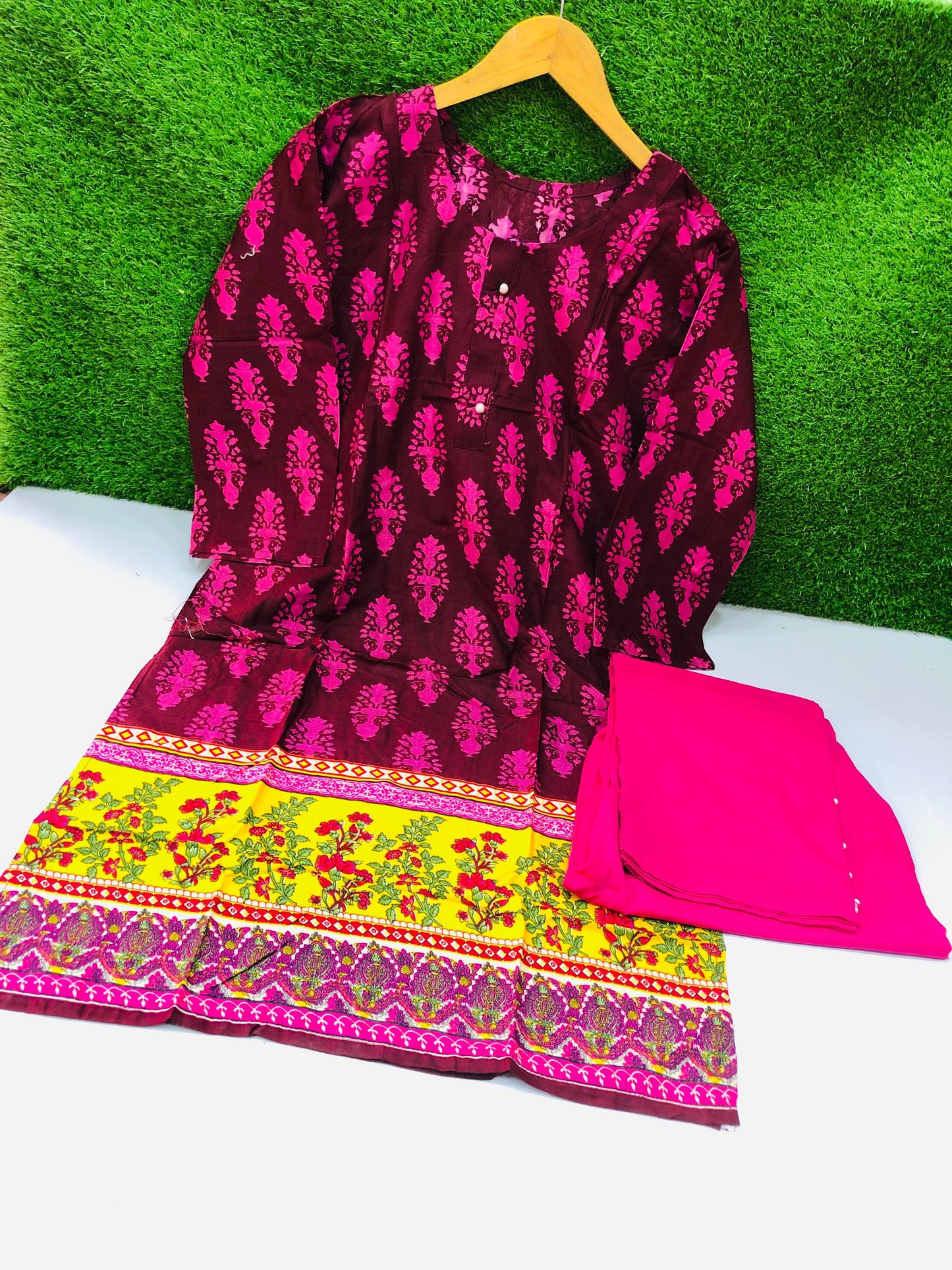 Stitched 2-Piece Set Digital Printed Outfit