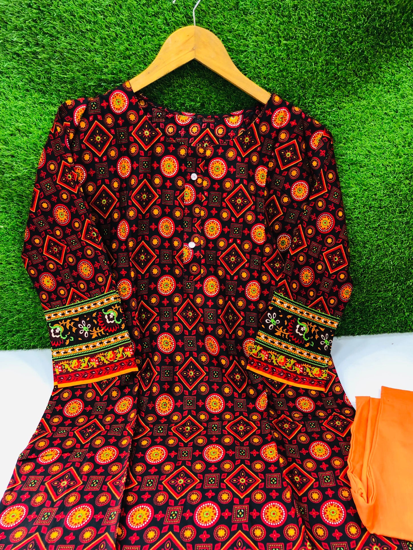 Stitched 2-Piece Set Digital Printed Outfit