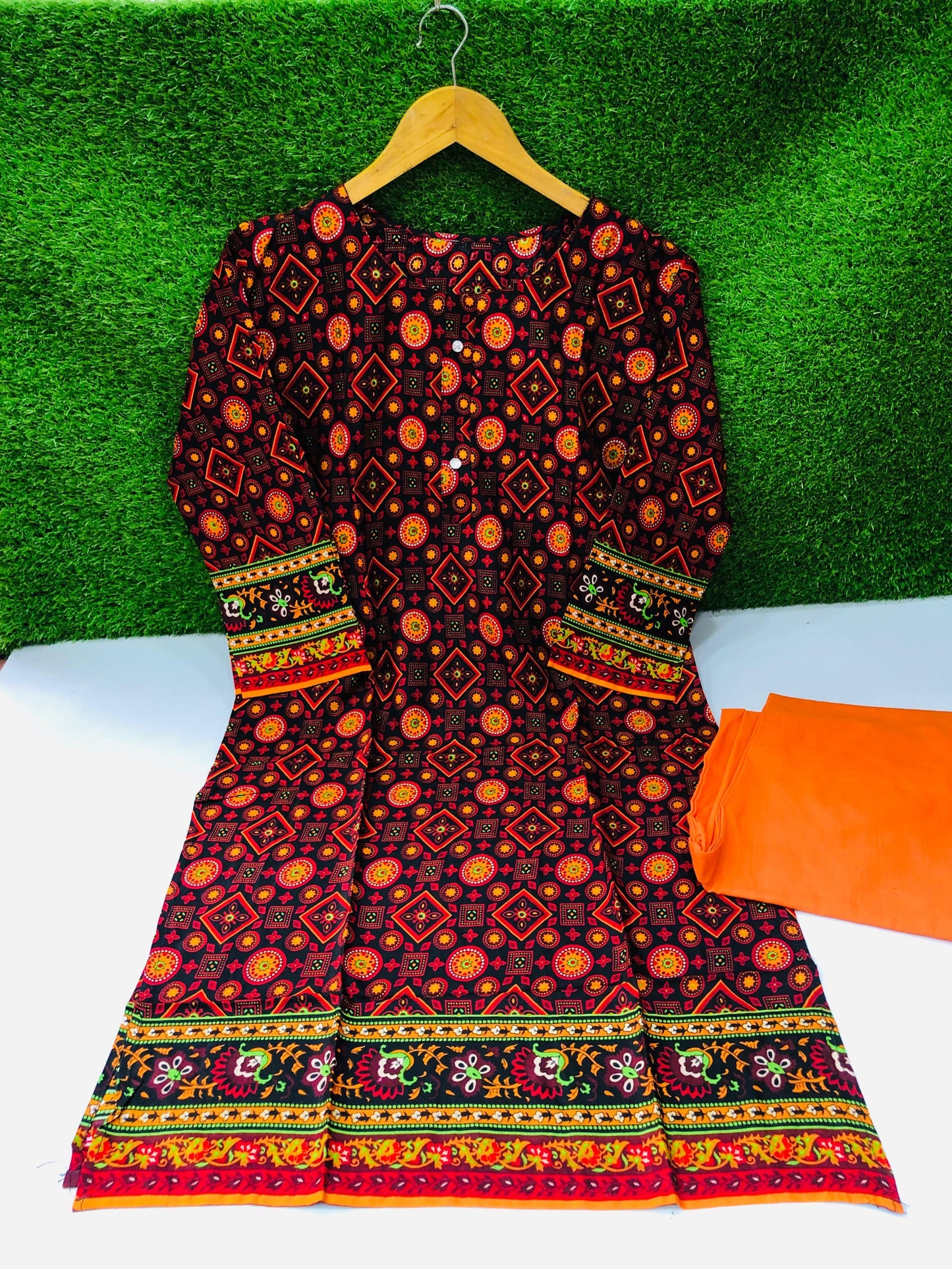 Stitched 2-Piece Set Digital Printed Outfit