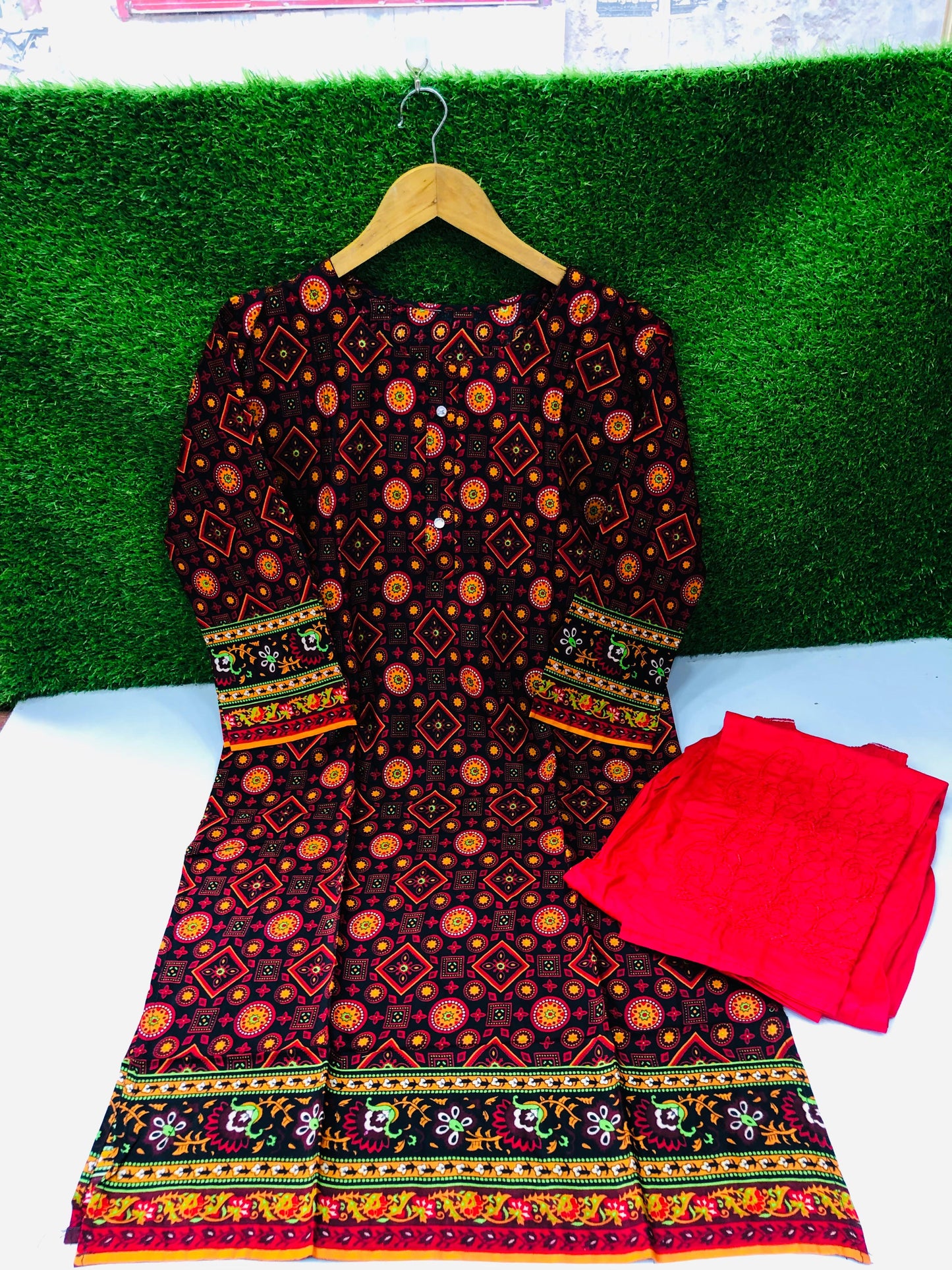 Stitched 2-Piece Set Digital Printed Outfit