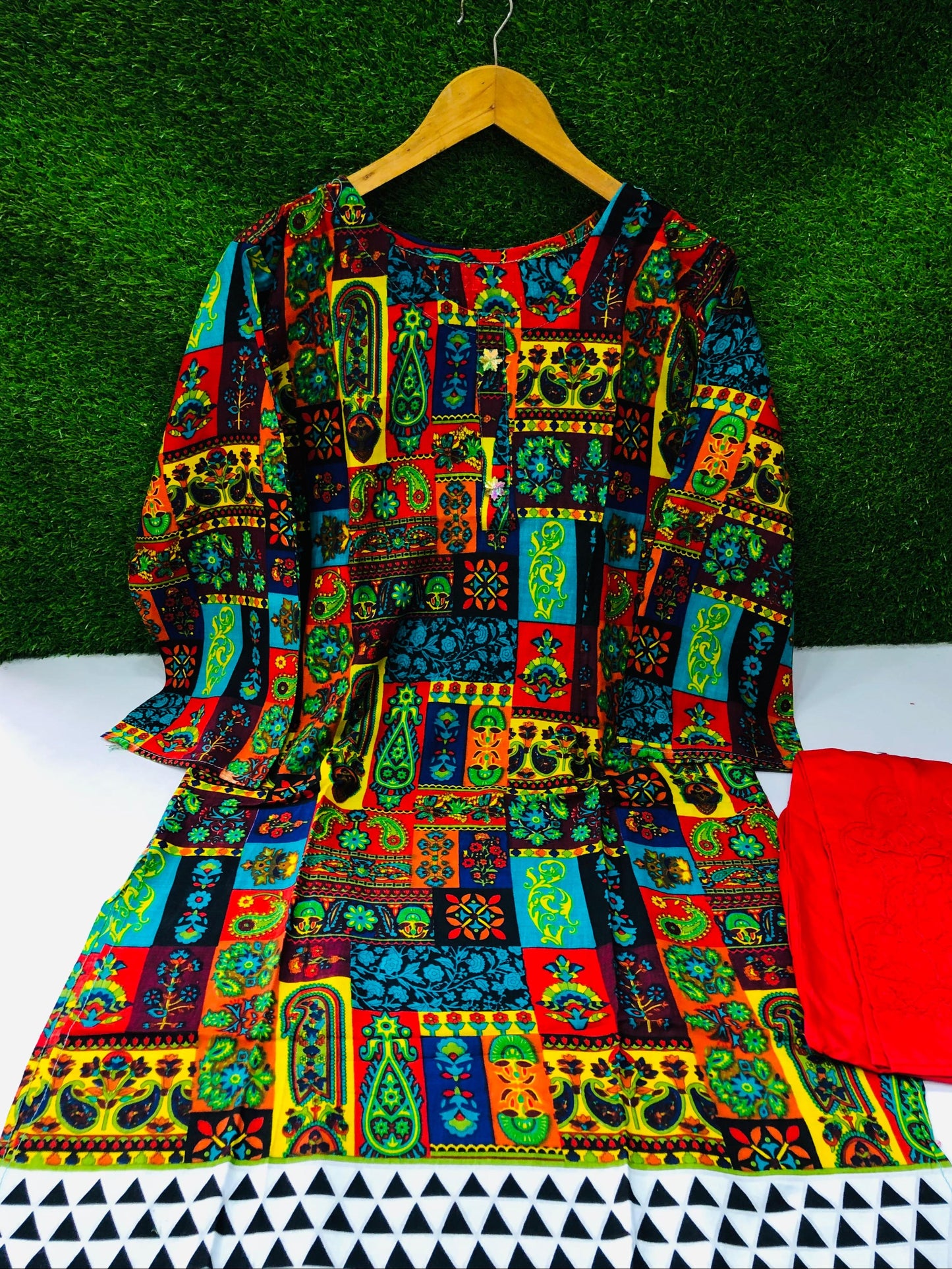 Stitched 2-Piece Set Digital Printed Outfit