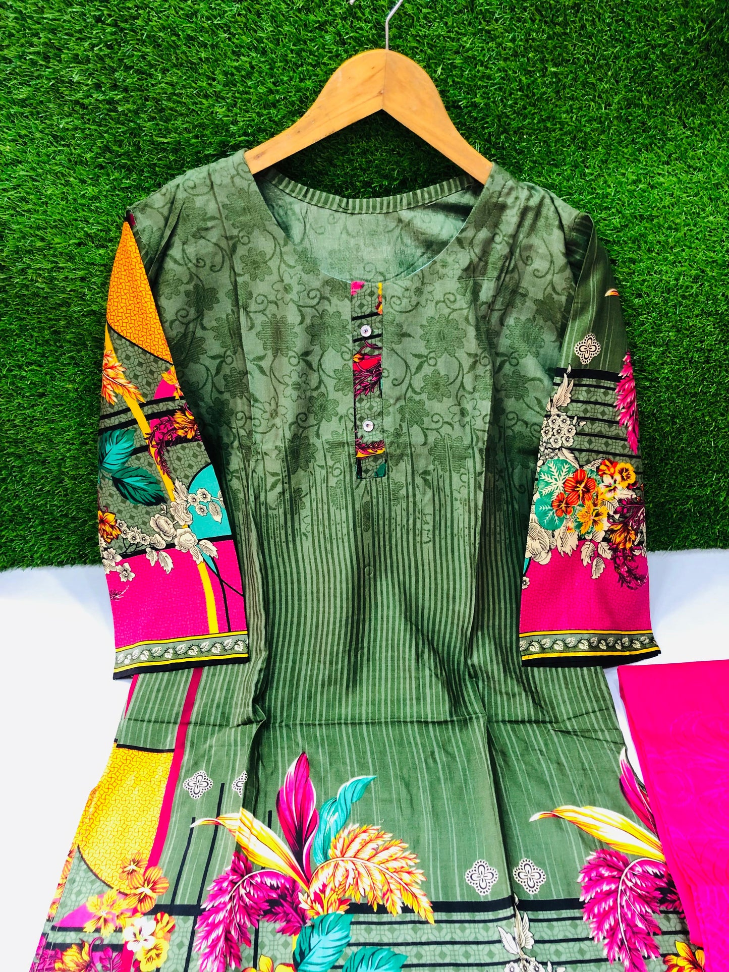 Stitched 2-Piece Set Digital Printed Outfit