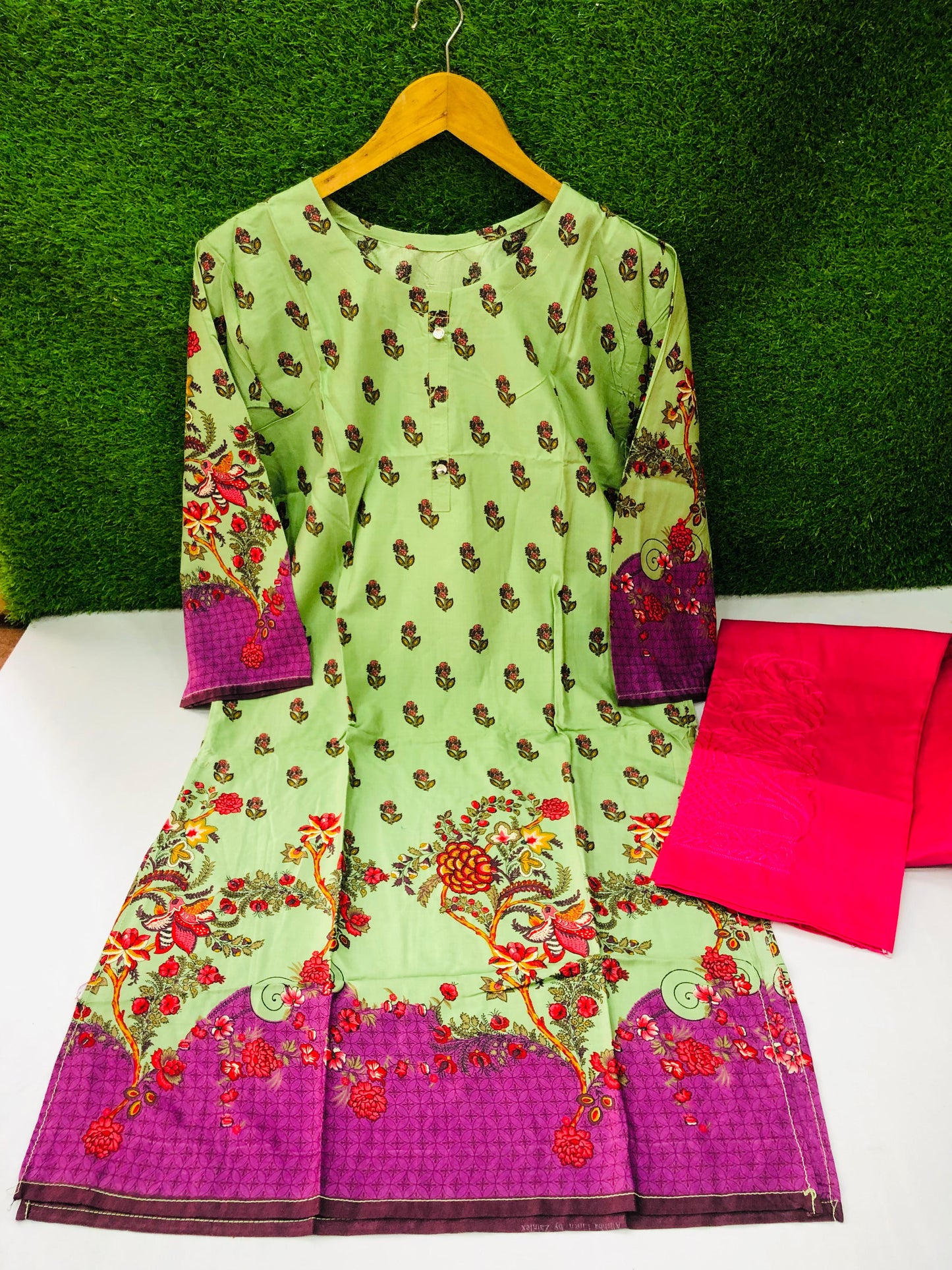 Stitched 2-Piece Set Digital Printed Outfit