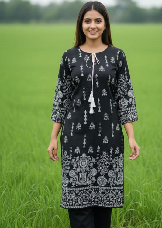 Stitched 2-Piece Set Digital Printed Outfit