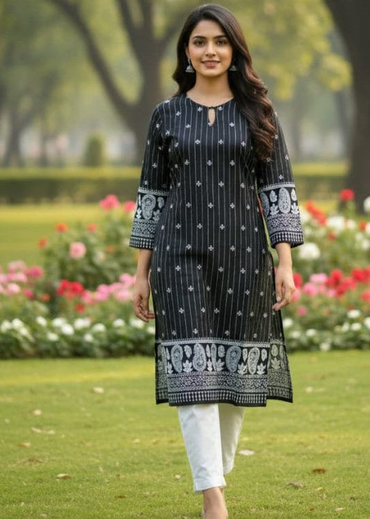 Stitched 2-Piece Set Digital Printed Outfit