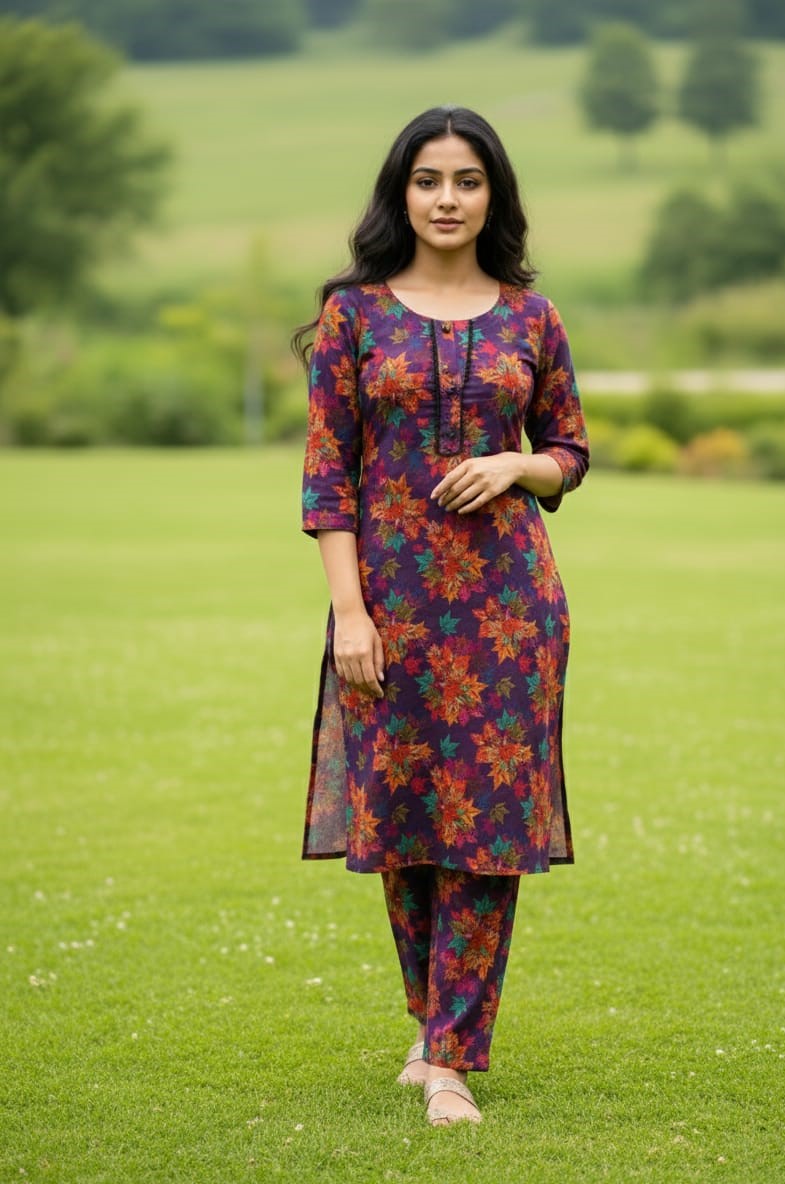 Dhanak Digital Print 2piece Suits for Winters