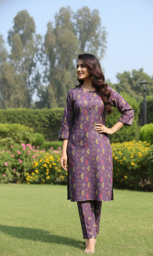 Dhanak Digital Print 2piece Suits for Winters