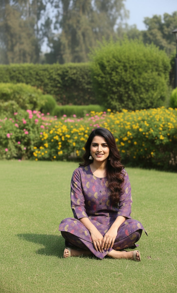 Dhanak Digital Print 2piece Suits for Winters