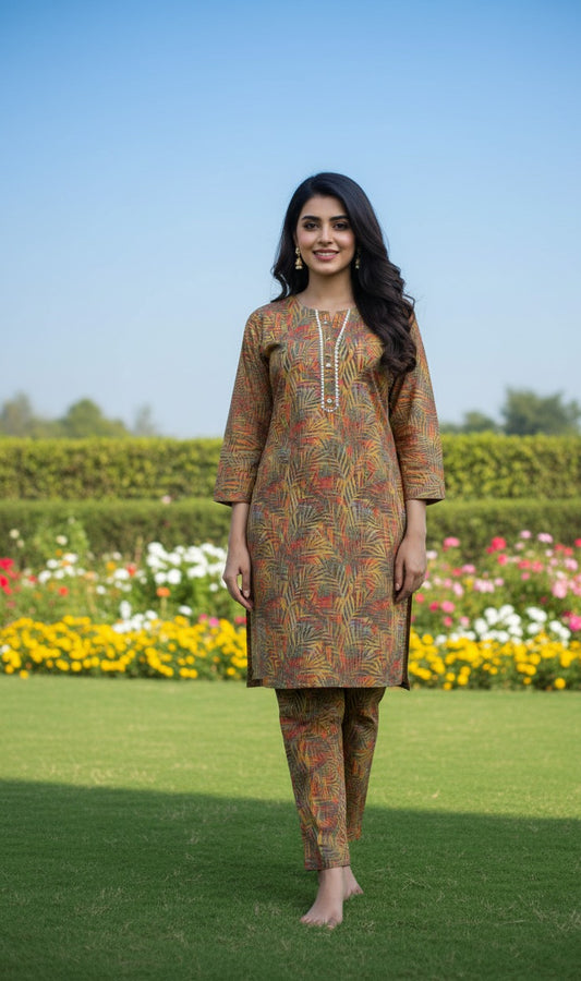 Dhanak Digital Print 2piece Suits for Winters