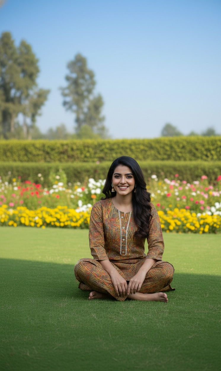 Dhanak Digital Print 2piece Suits for Winters