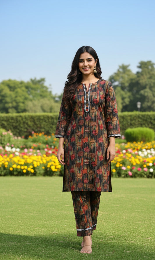 Dhanak Digital Print 2piece Suits for Winters