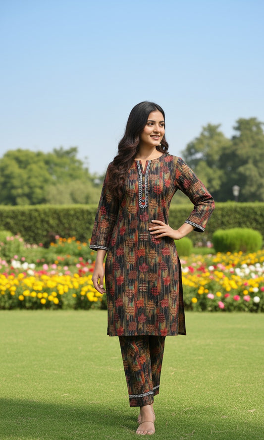 Dhanak Digital Print 2piece Suits for Winters