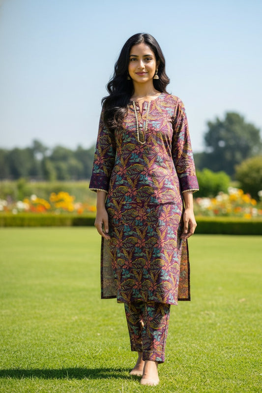 Dhanak Digital Print 2piece Suits for Winters